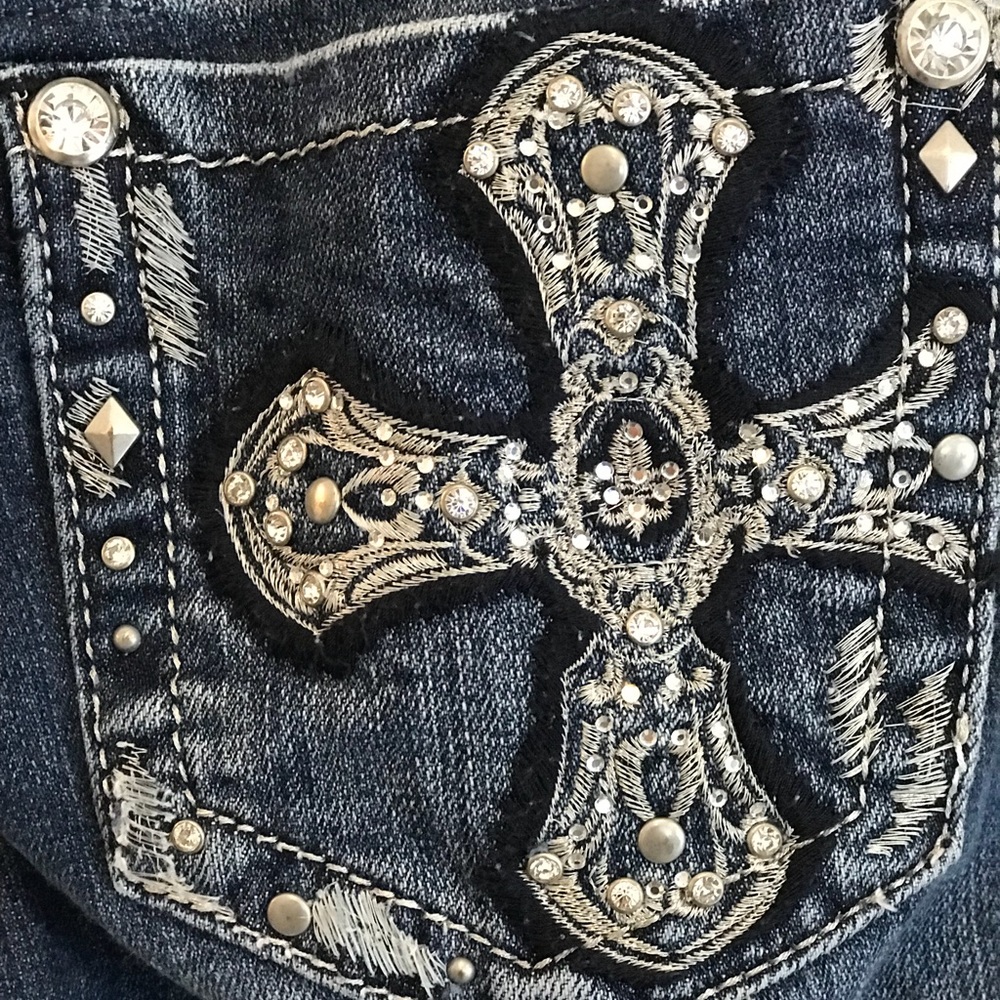 Miss Me Jeans with Rhinestone design